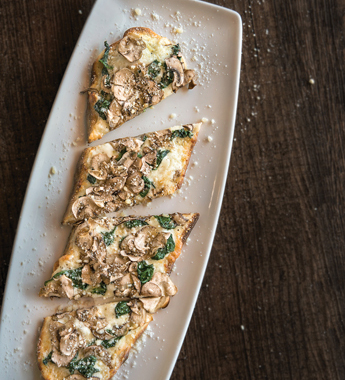 �}�b�V�����[�� &middot; �z�E�������̃t���b�g�u���b�h�@SHAVED MUSHROOM & SPINACH�@$10.99