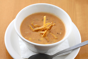 ���L�V�R���g���e�B�A�E�X�[�v�@Sedona Tortilla Soup�@$7.49�ACup $4.49